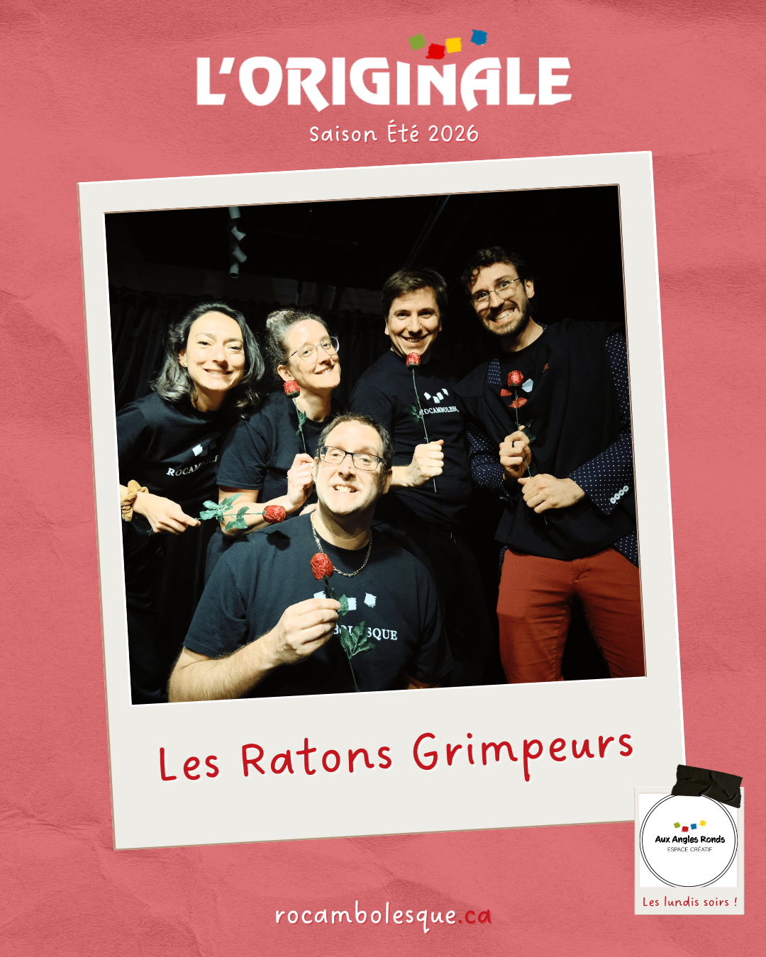 ROUGE ÉTÉ 2026 L'ORIGINALE L'originale - Spectacle d'improvisation - saison 2025-2026