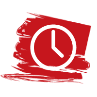 logo quand candidater sur fond rouge